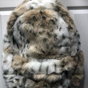 PB Teen Faux Fur Backpack